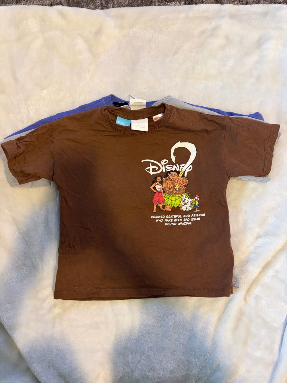 Zara Brown Moana Disney Graphic Short Sleeve Tee